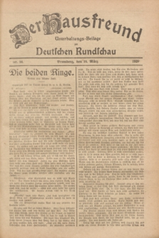 Der Hausfreund : Unterhaltungs-Beilage zur Deutschen Rundschau. 1928, Nr. 56 (16 März)