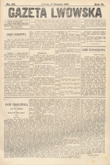 Gazeta Lwowska. 1889, nr 187