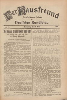 Der Hausfreund : Unterhaltungs-Beilage zur Deutschen Rundschau. 1928, Nr. 94 (6 Mai)