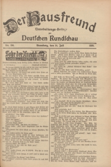 Der Hausfreund : Unterhaltungs-Beilage zur Deutschen Rundschau. 1928, Nr. 154 (24 Juli)