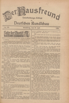 Der Hausfreund : Unterhaltungs-Beilage zur Deutschen Rundschau. 1928, Nr. 159 (29 Juli)