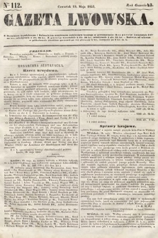 Gazeta Lwowska. 1853, nr 112