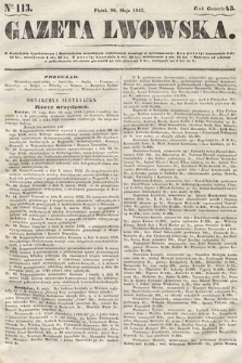 Gazeta Lwowska. 1853, nr 113