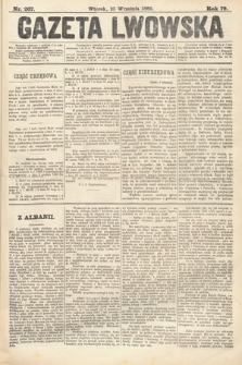 Gazeta Lwowska. 1889, nr 207