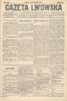 Gazeta Lwowska. 1889, nr 216