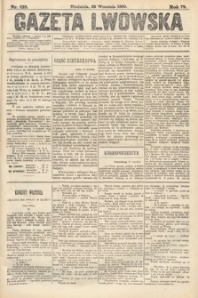 Gazeta Lwowska. 1889, nr 218