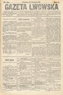 Gazeta Lwowska. 1889, nr 224