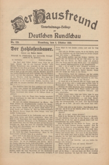 Der Hausfreund : Unterhaltungs-Beilage zur Deutschen Rundschau. 1930, Nr. 229 (4 Oktober)
