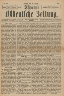 Thorner Ostdeutsche Zeitung. 1886, № 184 (10 August)