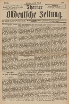 Thorner Ostdeutsche Zeitung. 1886, № 187 (13 August)
