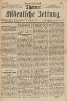 Thorner Ostdeutsche Zeitung. 1886, № 198 (26 August)