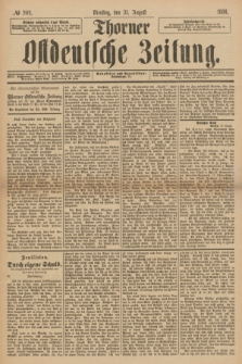 Thorner Ostdeutsche Zeitung. 1886, № 202 (31 August)