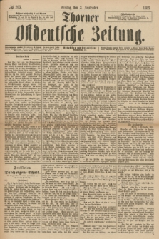 Thorner Ostdeutsche Zeitung. 1886, № 205 (3 September)