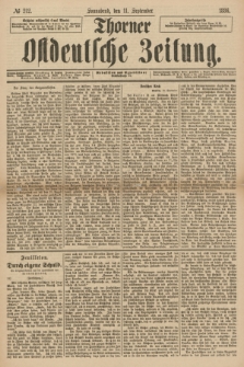 Thorner Ostdeutsche Zeitung. 1886, № 212 (11 September)