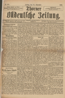 Thorner Ostdeutsche Zeitung. 1886, № 223 (24 September)