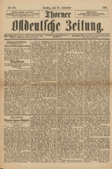 Thorner Ostdeutsche Zeitung. 1886, № 226 (28 September)