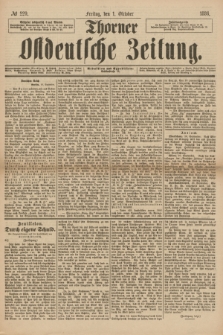 Thorner Ostdeutsche Zeitung. 1886, № 229 (1 Oktober)