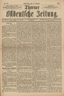 Thorner Ostdeutsche Zeitung. 1886, № 240 (14 Oktober)