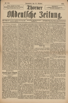Thorner Ostdeutsche Zeitung. 1886, № 242 (16 Oktober)