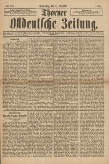 Thorner Ostdeutsche Zeitung. 1886, № 246 (21 Oktober)