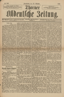 Thorner Ostdeutsche Zeitung. 1886, № 248 (23 Oktober)