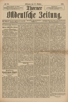 Thorner Ostdeutsche Zeitung. 1886, № 251 (27 Oktober)