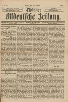 Thorner Ostdeutsche Zeitung. 1886, № 253 (29 Oktober)