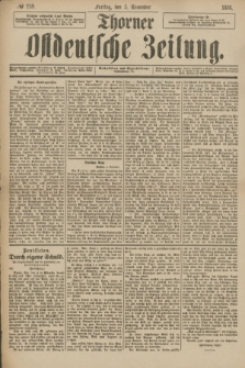Thorner Ostdeutsche Zeitung. 1886, № 259 (5 November) + wkładka