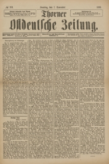 Thorner Ostdeutsche Zeitung. 1886, № 261 (7 November) + dod.