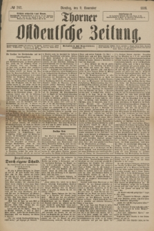 Thorner Ostdeutsche Zeitung. 1886, № 262 (9 November) + wkładka