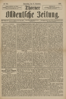 Thorner Ostdeutsche Zeitung. 1886, № 264 (11 November)