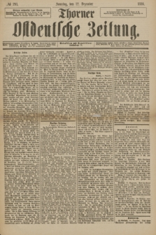 Thorner Ostdeutsche Zeitung. 1886, № 291 (12 Dezember) + dod.