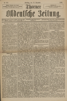 Thorner Ostdeutsche Zeitung. 1886, № 297 (19 Dezember) + dod. + wkładka