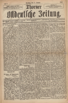 Thorner Ostdeutsche Zeitung. 1887, № 2 (4 Januar)