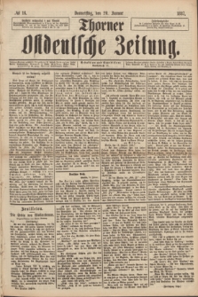 Thorner Ostdeutsche Zeitung. 1887, № 16 (20 Januar)