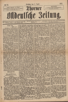 Thorner Ostdeutsche Zeitung. 1887, № 80 (5 April)