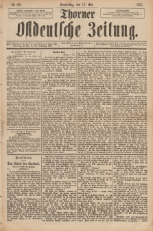 Thorner Ostdeutsche Zeitung. 1887, № 109 (12 Mai)