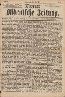 Thorner Ostdeutsche Zeitung. 1887, № 122 (28 Mai)