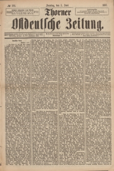 Thorner Ostdeutsche Zeitung. 1887, № 128 (5 Juni)