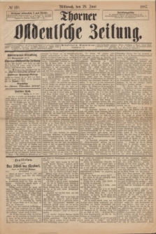 Thorner Ostdeutsche Zeitung. 1887, № 148 (29 Juni)