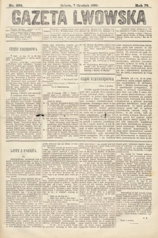 Gazeta Lwowska. 1889, nr 282