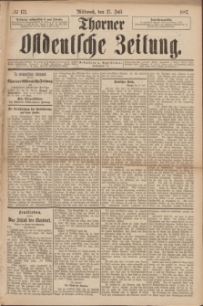 Thorner Ostdeutsche Zeitung. 1887, № 172 (27 Juli)