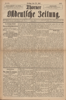 Thorner Ostdeutsche Zeitung. 1887, № 174 (29 Juli)