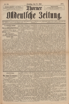 Thorner Ostdeutsche Zeitung. 1887, № 176 (31 Juli)