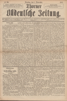 Thorner Ostdeutsche Zeitung. 1887, № 261 (8 November)