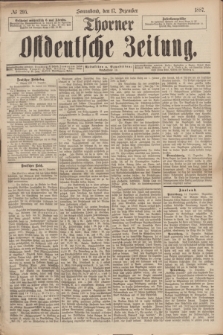 Thorner Ostdeutsche Zeitung. 1887, № 295 (17 Dezember)