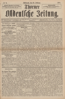 Thorner Ostdeutsche Zeitung. 1888, № 51 (29 Februar)