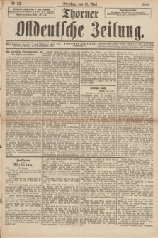 Thorner Ostdeutsche Zeitung. 1888, № 112 (15 Mai)