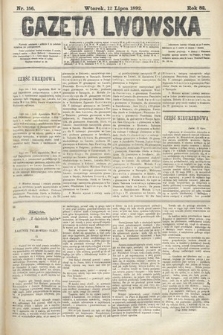 Gazeta Lwowska. 1892, nr 156
