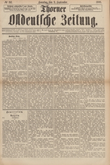 Thorner Ostdeutsche Zeitung. 1888, № 212 (9 September) + dod.